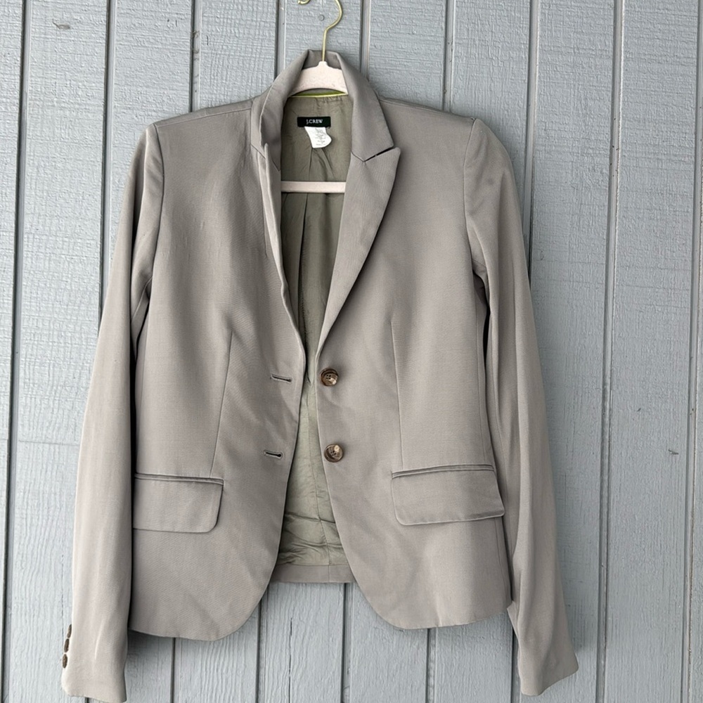 Jcrew Gray Blazer Size 4